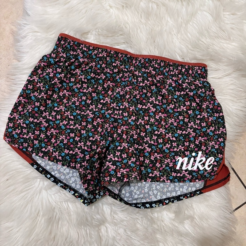 Nike | floral running shorts